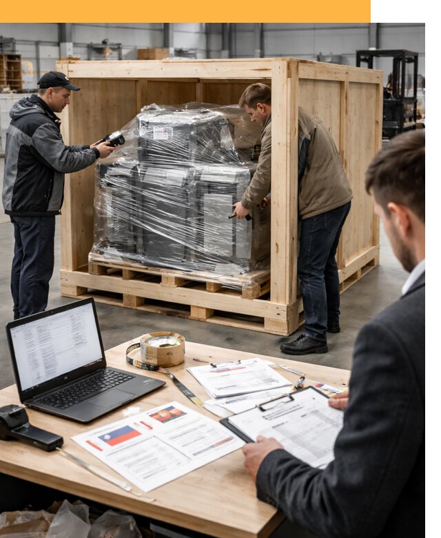 Доставка промышленного оборудования из США от 67568 руб