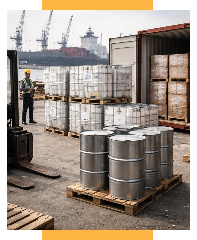 Доставка химического сырья из Индии от 259875 р. | СетСервис-Лсн