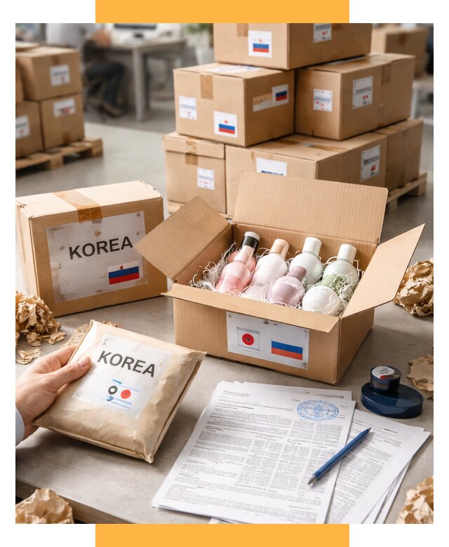Доставка косметики из Кореи от 8836 р. под ключ | СетСервис-Лсн