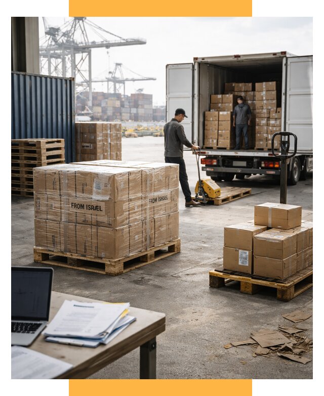 Доставка грузов из Израиля от 15593 р., логистика от СетСервис-Лсн