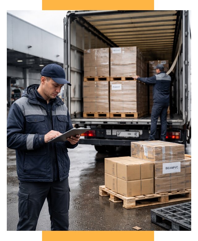 Доставка грузов из Беларуси от 15593 р. логистика СетСервис-Лсн