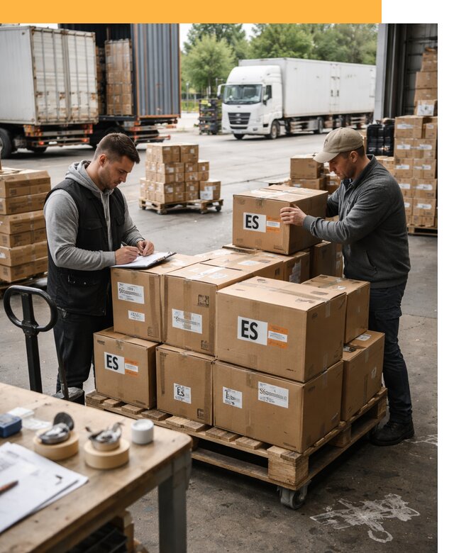 Доставка грузов в Испанию автотранспортом от 36383 руб