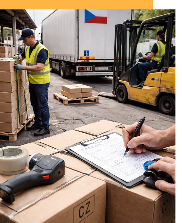 Доставка грузов в Чехию от 36383 руб, международные перевозки