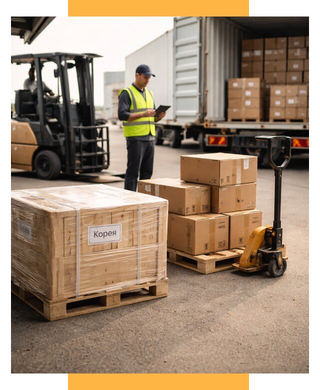 Доставка грузов в Корею из России от 36383 р. | СетСервис-Лсн