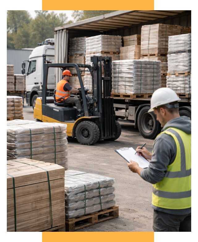 Перевозка строительных материалов от 5717 р. | СетСервис-Лсн