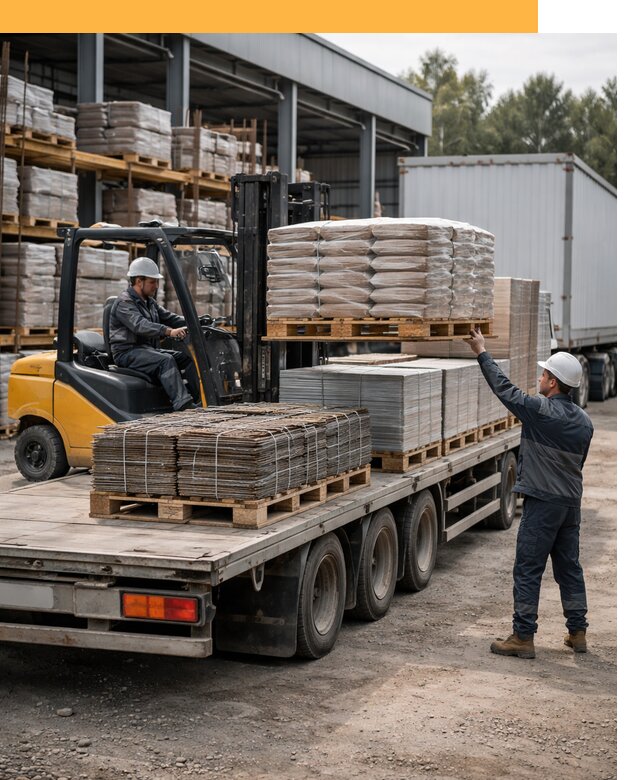 Перевозка строительных материалов по миру от 5717 руб