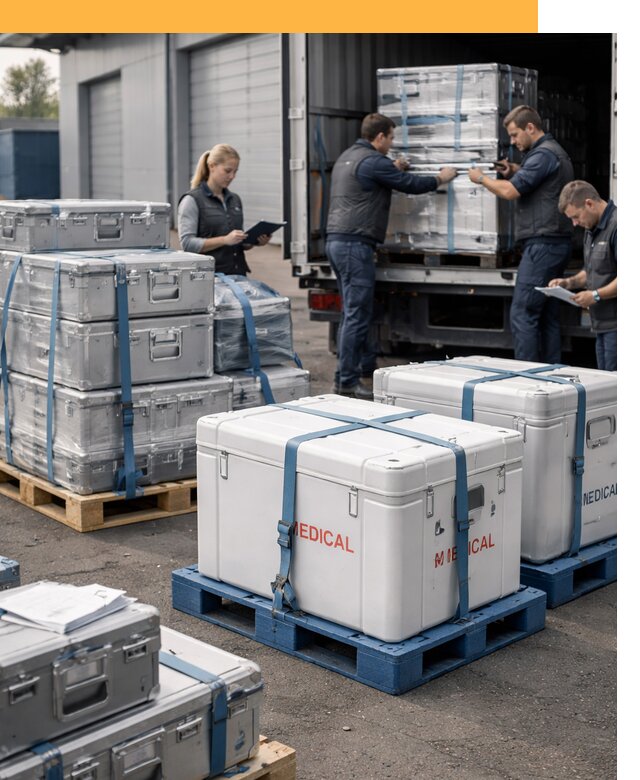 Перевозка медицинского оборудования по всему миру от 15593 руб