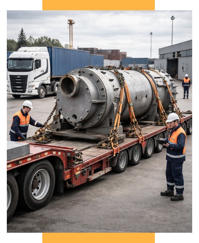 Перевозка тяжеловесных грузов под ключ от 155925 р. | СетСервис-Лсн