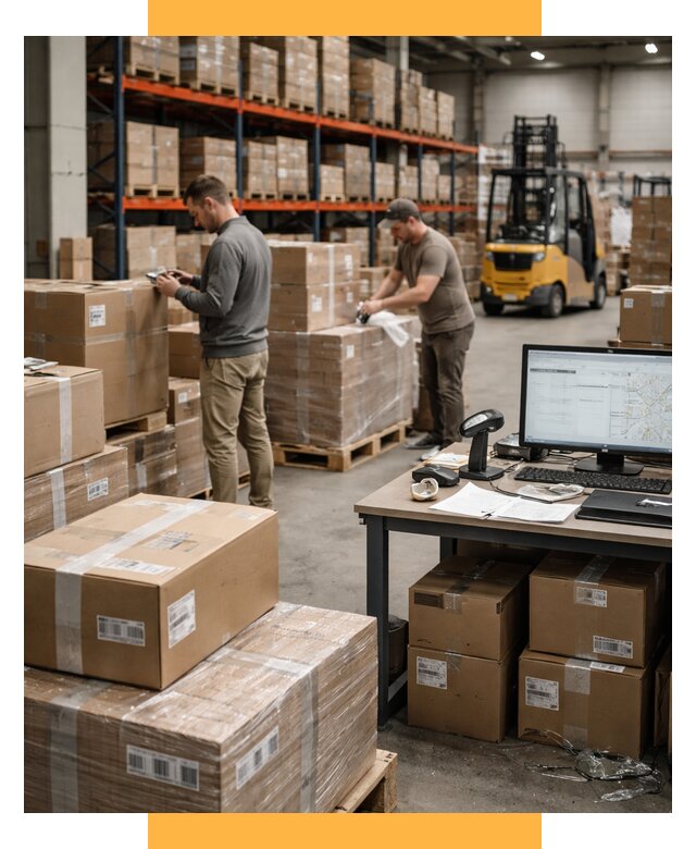 Склад консолидации в Европе от 6757 р., услуги СетСервис-Лсн